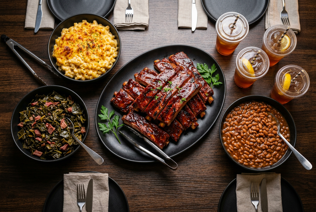 Sunday Family Meal spread