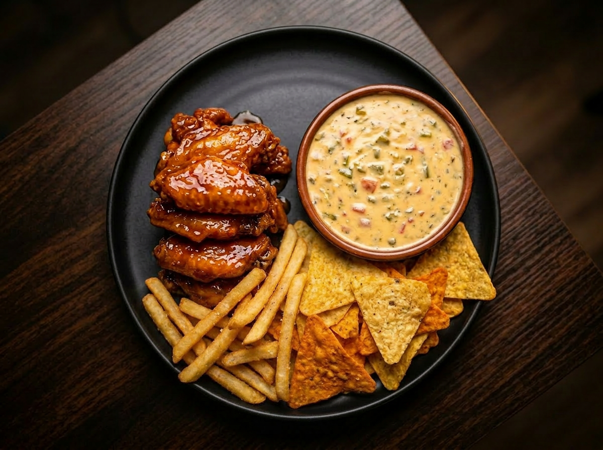 Two Meats plated example